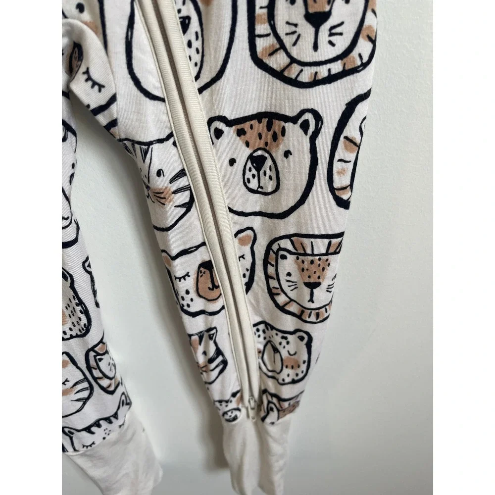 Little Sleepies Lions Tigers & Bears Bamboo Zippy 18-24M